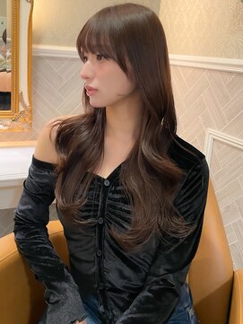 ロンド 銀座(Lond) 19★Shina/髪質改善縮毛矯正レイヤーカット顔周り前髪韓国銀座