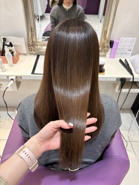 ハピネス 河原町店(Happiness) 髪質改善 レイヤーカット ブリーチなし 透明感カラー 京都美容室