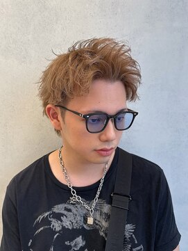 ルースト 西院店(ROOST) スパイキーショート×ミルクティーベージュ