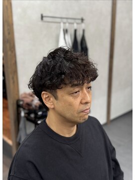 アソビー 近鉄八尾(Asobee) シャドウパーマ×スパイラルパーマミックス巻き