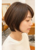 ショートボブ カラー/白髪染め/髪質改善トリートメント