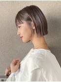 広がらない小顔ボブ