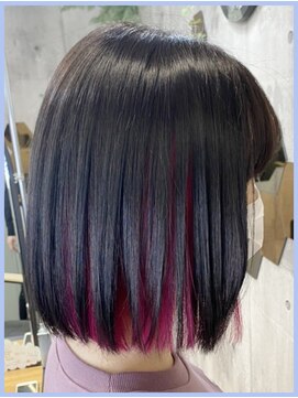 パレット 町田店(PALETTE) ブラックアンドピンクボブ 町田/町田駅/町田店