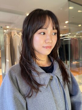 ノラ ヘアーサロン(NORA HAIR SALON) ハッシュカット顔まわりカットレイヤーシースルーバング