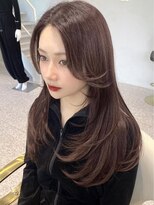 ラヴィ(Lavie)&nbsp;韓国ヘアーハッシュカットレイヤーカットハイライトカラー