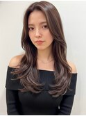 くびれ レイヤー シャギー 韓国 ヨシンモリ ハッシュカット 艶髪