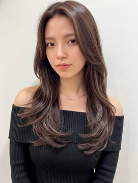 くびれ レイヤー シャギー 韓国 ヨシンモリ ハッシュカット 艶髪