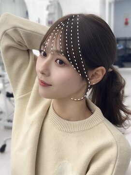 アマトウキョウスマートサロン(AMA TOKYO×Smart Salon) くびれミディアムレイヤー/顔まわりカット/美髪レイヤーカット