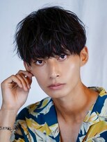 アロ 渋谷(Alo) ニュアンスパーマ/センターパート/波巻きツイストスパイラル渋谷