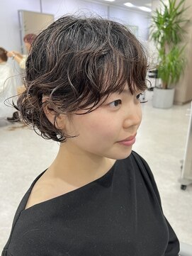 アルテヘアー(arte HAIR) 【arte HAIR】ニュアンスカールのショートパーマ