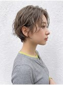 ブリーチなしカラー/夏/ショートパーマ/デジタルパーマ小顔p志木