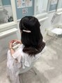 ホワイト 東京新宿店(White)&nbsp;大人気のねじりハーフツインスタイル♪