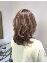 ユウヘアー 本山店(U Hair) ミディアムレイヤー/ハイライトカラー/デザインカラー/レイヤー