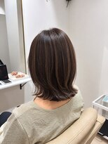イロ ジェイアール JR奈良店(IRO) 大人可愛いくびれレイヤー×ベージュブラウン