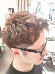 #アップバング#ふわクシャショート・Hommehair2nd