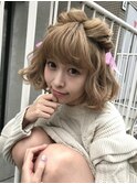 簡単アレンジツインテール
