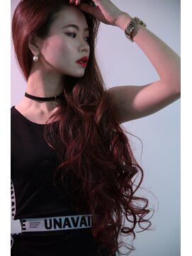 ディシェーレ ノーテ(die Schere Note) グラデーション×かきあげバング　【die-Schere Note　大船】