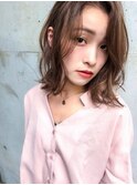 ハイライト☆ベージュ☆ブラウン☆ボブ