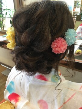キキ 美容室(KIKI) 浴衣ヘアアレンジ★