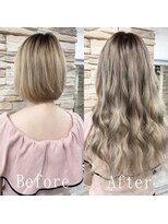 エクステ専門店あるじゃんすー 小倉店&nbsp;グレージュ#シールエクステ#フリンジウェーブ#エクステ#小倉