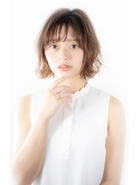 ボサコ(bosaco) シースルーバング☆外ハネボブ　【bosaco】