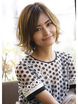 アグ ヘアー レイグ 小山城南店(Agu hair raig) 軽やかレイヤーショートボブ