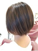 【QUALIS】ショートボブ スッキリ/女性らしい丸みシルエット