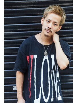 メンズサロンドットリアン(dot. lien) 【men’s salon dot. Tokyo】ブロンドショートアップバング