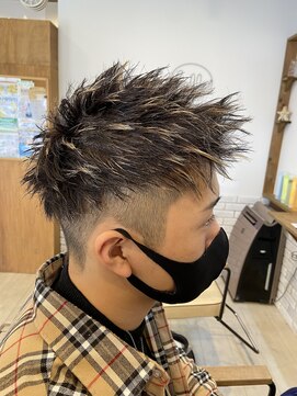 ミルク(MILK) *ツイスパ × メッシュ× スパイキーショート*