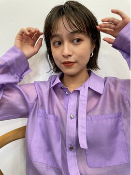 ローウェ 沖縄新都心(Louwe) 小顔切りっぱなしストカールフェザーバンク[おもろまち駅]