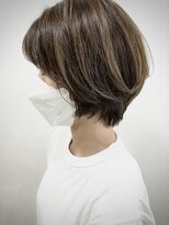 マイレ(maile)&nbsp;丸みショート/コントラストカラー/小顔見せ