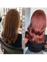 ジーナ 渋谷駅前(Zina)&nbsp;【Zina渋谷】デジタルパーマ＊ミインモリ＊チェリーピンク