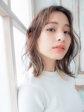 アミ 札幌(amie) ピンクベージュインナーカラーボブ[札幌,札幌駅,札幌,札幌,札幌]