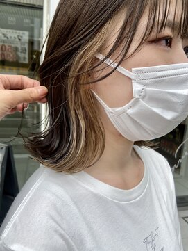 インビテーション(invitation) イヤリングカラー・インナーカラー・ミルクティベージュ