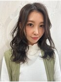 30代40代大人可愛いロングレイヤー