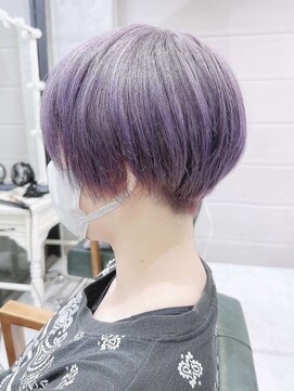 デイズ(days) イメチェンマッシュショートカット ネイビーカラー20代/30代