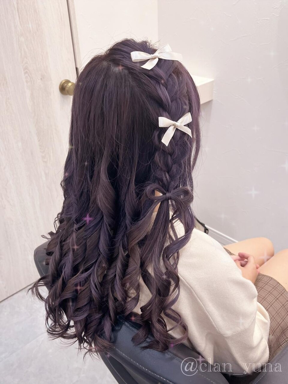 編みたらし【クランルシェ】心斎橋ヘアメ/ヘアセット：L184081619