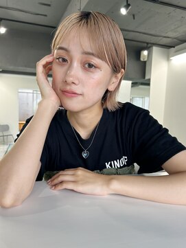 ムード タテマチ(mood tatemachi) 結べる耳掛けボブ☆外ハネハイトーン