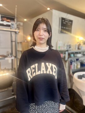 ルドワ(Rudowa) 長め切りっぱなしボブ