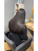 髪質改善ストレート。