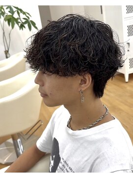 ビカム 名駅(become) 【刈り上げない波巻きパーマ】ネープレスカットメンズ名古屋名駅