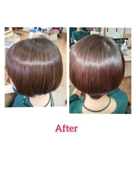 ヘアーアンドメイク カズヨ(Hair&Make CAZUYO) ショートボブ