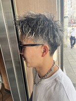 アヴァンス 天王寺店(AVANCE.) 【メンズ特化】ホワイトメッシュ×ツイストパーマ