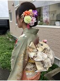 ご祝儀着付け♪