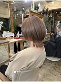 ウルフ×ミルクティー【カット+Wカラー+TR23900円】