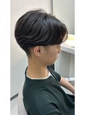 毛流れセンターパート