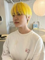 ルーム(Loom.)&nbsp;ブロンド　イエローカラー　マッシュショート