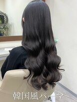 アミー 銀座(Ammy)&nbsp;銀座店1番人気メニュー「韓国風パーマ」 #コテ巻き風パーマ
