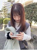 暖色カラー/天神美容室/レイヤーカット
