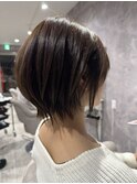 伸ばしかけショートボブ/ショートボブスタイル